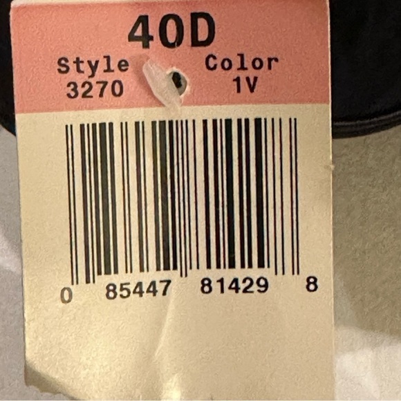 Bali Plunging Underwire Bra, Size 40D Brown, Leopard Print, Smooth Foam Cups NWT - Picture 4 of 10